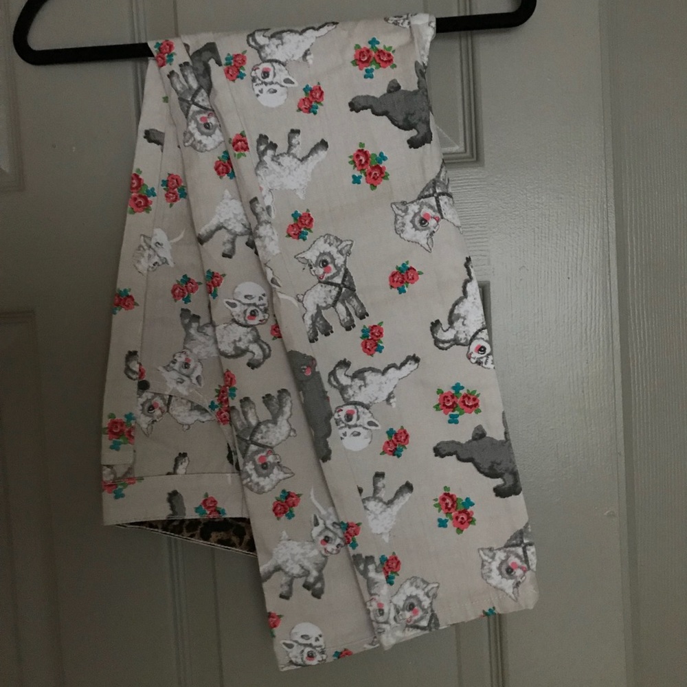 Iron fist cute satanic lamb pants